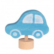 Geburtstagsstecker Auto blau