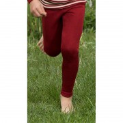 Leggins Engels rot-melange, 100% Wolle (kbT)