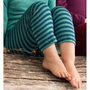 Leggins ocean/eisvogel, 70% Wolle/30% Seide