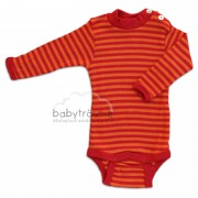 Stehkragen-Body, 70% Wolle (kbT)/30% Seide