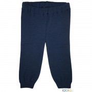 Strickhose marine, 100% Wolle
