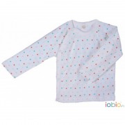 Wickelshirt bunte Punkte, 100% Baumwolle (kbA)