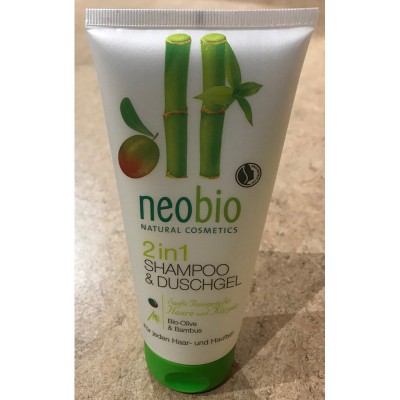 2in1 Shampoo & Duschgel - neobio für unterwegs und daheim...