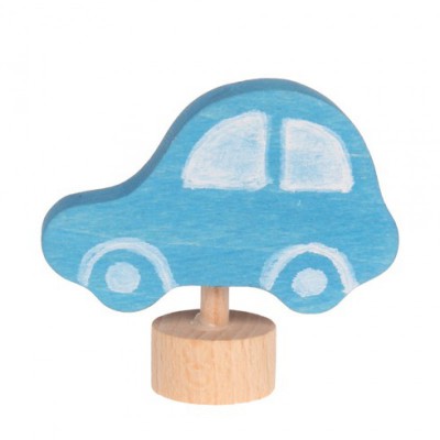 Geburtstagsstecker Auto blau