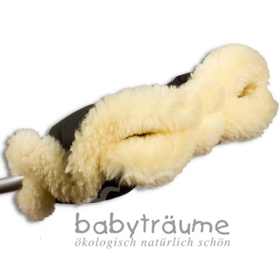 Kinderwagen-Muff Panther, schwarz