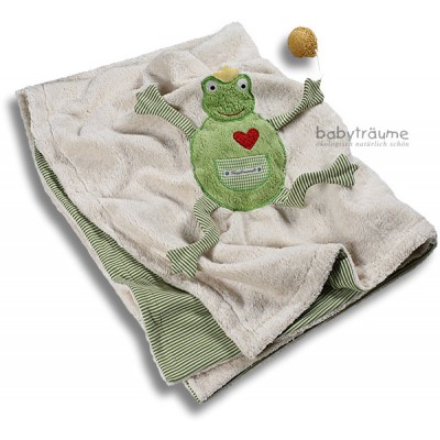 KrabbeldeckeFroschkönig, 100% Baumwolle (kbA)