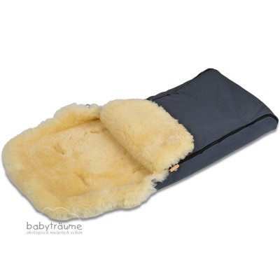 Fell-Fußsack Koala, dunkelgrau