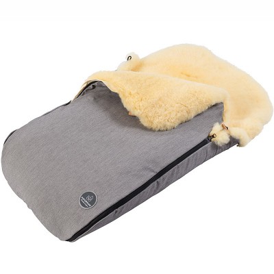 Fell-Fußsack Siebenschläfer, grau-meliert