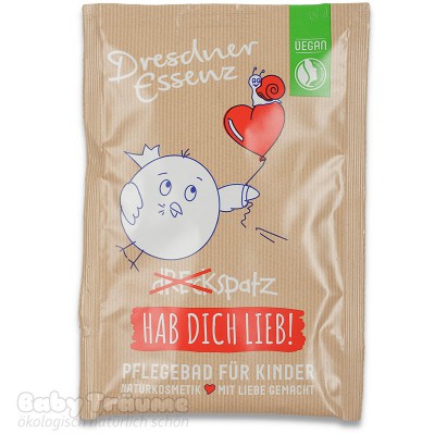 Pflegebad Hab Dich Lieb! für Kinder, Dreckspatz, 50g,...