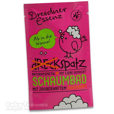 Schaumbad Rosenduft Dreckspatz, 40ml, mit zauberhaftem...