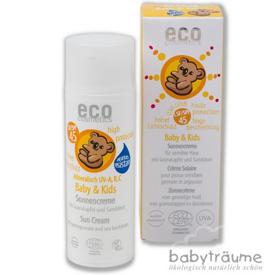 Sonnencreme Baby & Kids (Bär), LSF 45, für sensible Haut...