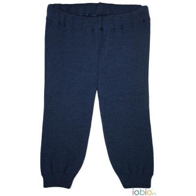 Strickhose marine, 100% Wolle
