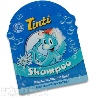 Tinti Shampoo mint, Haarewaschen mit Spaß, 15ml