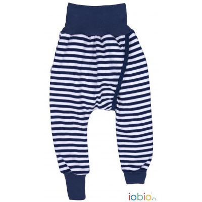 iobio Baby Crawler Hose Nicky 100/% Baumwolle Grau, 50//56