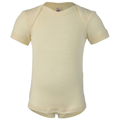 Body, kurzer Arm, 70% Wolle (kbT) + 30% Seide, Farbe: natur