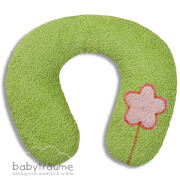 Babys Nackenhörnchen "Efie-Kuschel", Bio-Plüsch, Material: außen 100% Baumwolle (kbA), Füllung: 100% Wolle