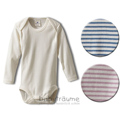 Body mit langen Arm aus Baumwolle (kbA), 1 Stück