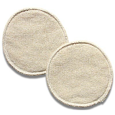 Stilleinlagen, gestrickt (dreilagig), Bouretteseide/demeter-Schurwolle/Bourettes.