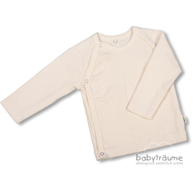 Baby-Wickelshirt aus Baumwolle (kbA) - als Unterhemd oder Sommerpulli
