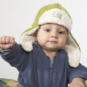 Mütze Klett-Fynn, gewalkt mit Klettverschluss,...