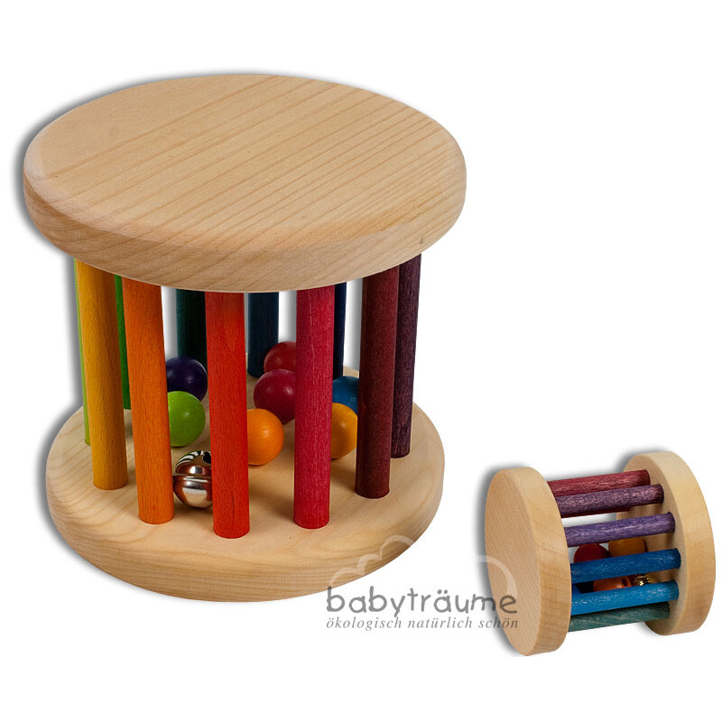 Abaodam Holzroller Aus Robustem Holz Fördert Feinm Produktbild-Vorschau 3
