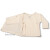 Wickel-Pullover "für Frühchen", Frottee, 100% Baumwolle (kbA), natur