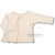 Wickel-Pullover "für Frühchen", Frottee, 100% Baumwolle (kbA), natur