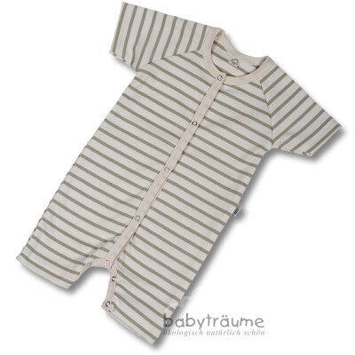 Sommerspieler, auch als Body mit kurzen Armen und Beinansatz verwendbar, 100% Baumwolle (kbA)