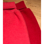 Hose mit Nabelbund, Fleece, 100% Schurwolle, - mit breitem Taillienbündchen -