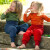 Hose mit Nabelbund, Fleece, 100% Schurwolle, - mit breitem Taillienbündchen -