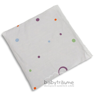 Kirschkernkissen 19x19cm², 100% Baumwolle (kbA), Bubbles