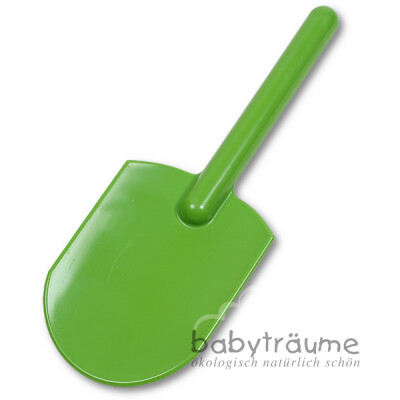 Sandspielzeug Schaufel = Schüppe, grün, aus Bio-Kunststoff