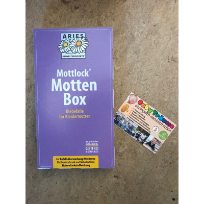 Mottlock Mottenbox gegen Kleidermotten, Kleidermottenfalle