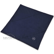 Bettwäsche "Plümo" mit Hotelverschluss, z.B. für Kinderwagen-Plümo, 100% Baumwolle (kbA), eine Seite farbig zum Wenden, Größe 80x80 cm²