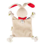 Schnuffeltuch Hase Green mit Kleeblatt