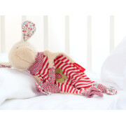 Schnuffeltuch Schaf mit Blume, organic, mit Ohren ca. 32cm