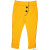 Knopf-Legging, mit Ziernähten, 100% Baumwolle (kbA), curry oder türkis