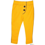 Knopf-Legging, mit Ziernähten, 100% Baumwolle (kbA), türkis, Größe 86/92