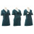 Emma - Schwangerschafts + Still-Tunika/Shirt, kz. deunkelgrün, 61% Viskose, 34% Baumwolle (kbA), 5% Elasthan, L
