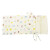 Bettumrandung°° für Stillbett/Kinderbett, 250x25 cm², 1 Seite glatt, 1 Plüsch, 100% Baumwolle (kbA) Cotonea Kritzelkreise