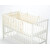 Bettumrandung°° für Stillbett/Kinderbett, 250x25 cm², 1 Seite glatt, 1 Plüsch, 100% Baumwolle (kbA) Cotonea Kritzelkreise