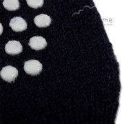 Krabbelhilfe + Knieschoner-"Stopper-Stulpen" zum Krabbeln aus dickem Wollplüsch, 100% Wolle (kbT) - wärmen und schützen Knie und Unterschenkel
