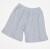 Frottee-Hose (kurz) für Sport, Strand, Haus, Schwimmbad... - 100% Baumwolle (kbA), silbergrau 92/98