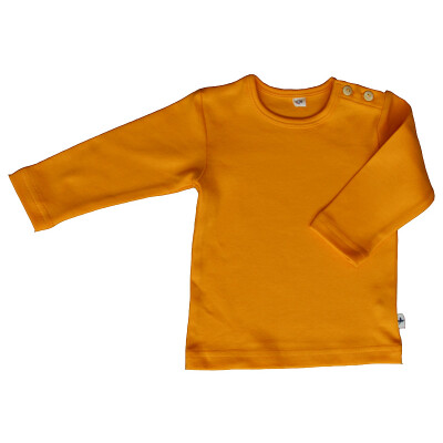 Sweatshirt, 100% Baumwolle (kbA), gelb (orange), Größe 62/68