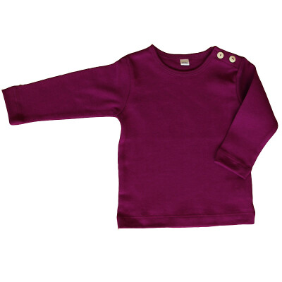 Sweatshirt, 100% Baumwolle (kbA), fuchsia