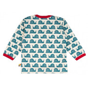 Shirt "l+p-Schneckchen", natur + blaue...