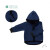 Wollwalk-Jacke, marine, 100% Schurwolle, Kapuzenfutter: 100% Baumwolle (kbA)