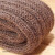 BabyStulpen "braun-meliert" bzw. DamenPulswärmer aus 100% Wolle (Baby-Alpaca)- gaaaanz weich und kuschelig 30 cm braun-meliert