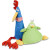 Efies sitzender "veganer Hahn", Frottee, 40cm hoch