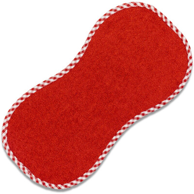 Schulter-Spucktuch "Efies rotes Spucki", 100% Baumwolle (kbA) - 43cm x 22cm